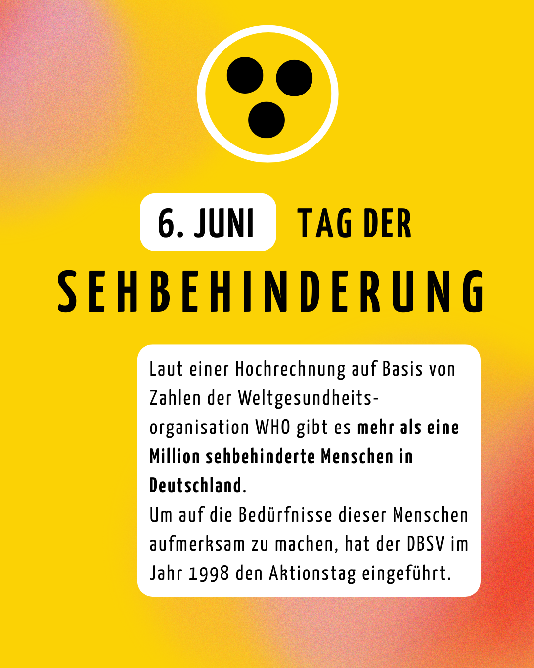 Tag der Sehbehinderung