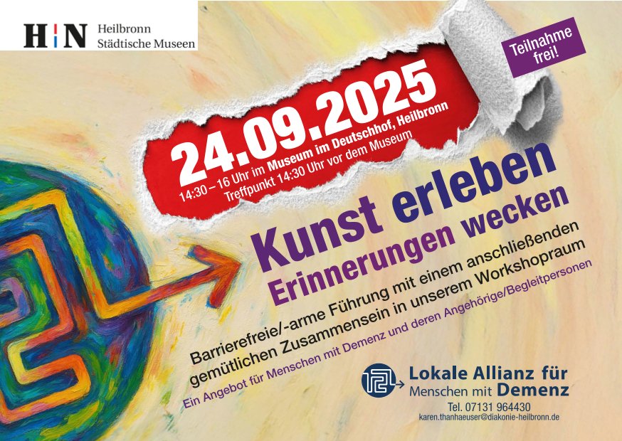 Infos zur Museumsführung für Menschen mit Demenz - Kunst erleben