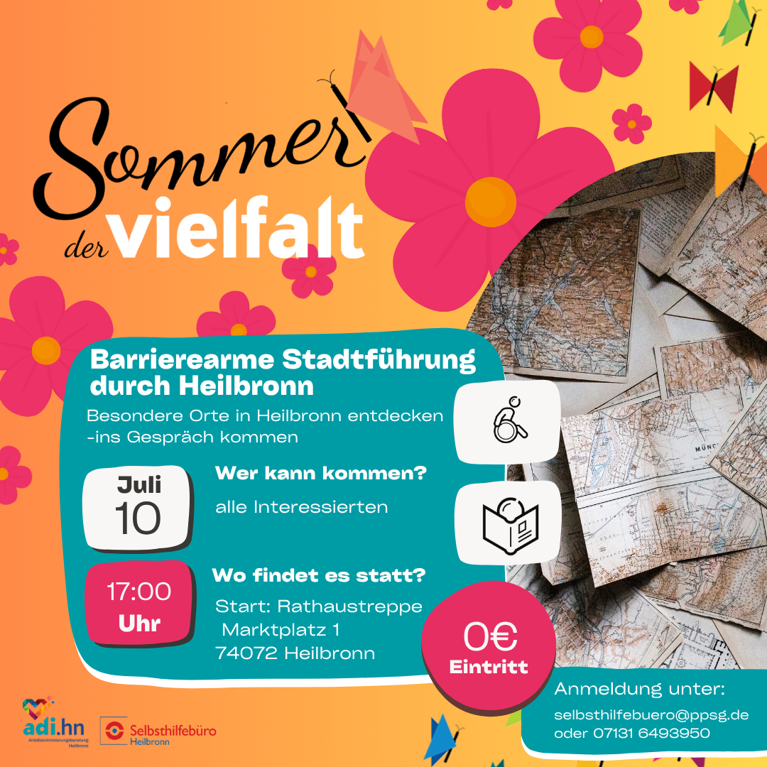 Barrierearme Stadtführung Sommer der Vielfalt