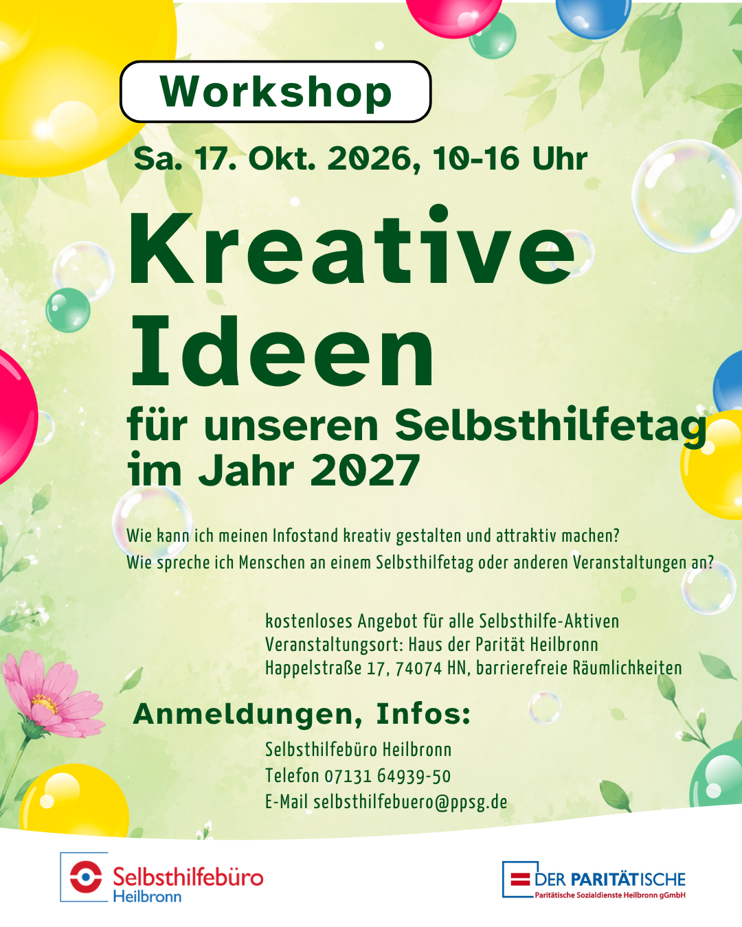 Workshop Kreative Ideen